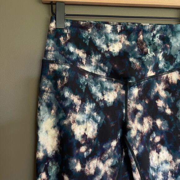 L'urv Solar System 7/8 Legging Size Small Blue White Abstract High Waist Workout - Picture 7 of 16